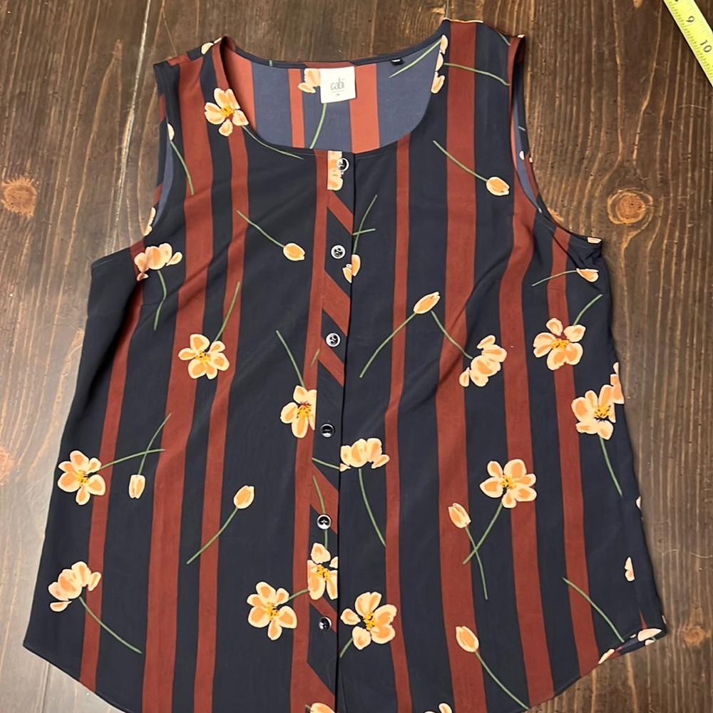 Cabi Buttonup Tank Size M